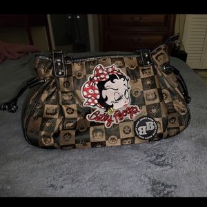 Betty Boop Brown & Black Original Purse